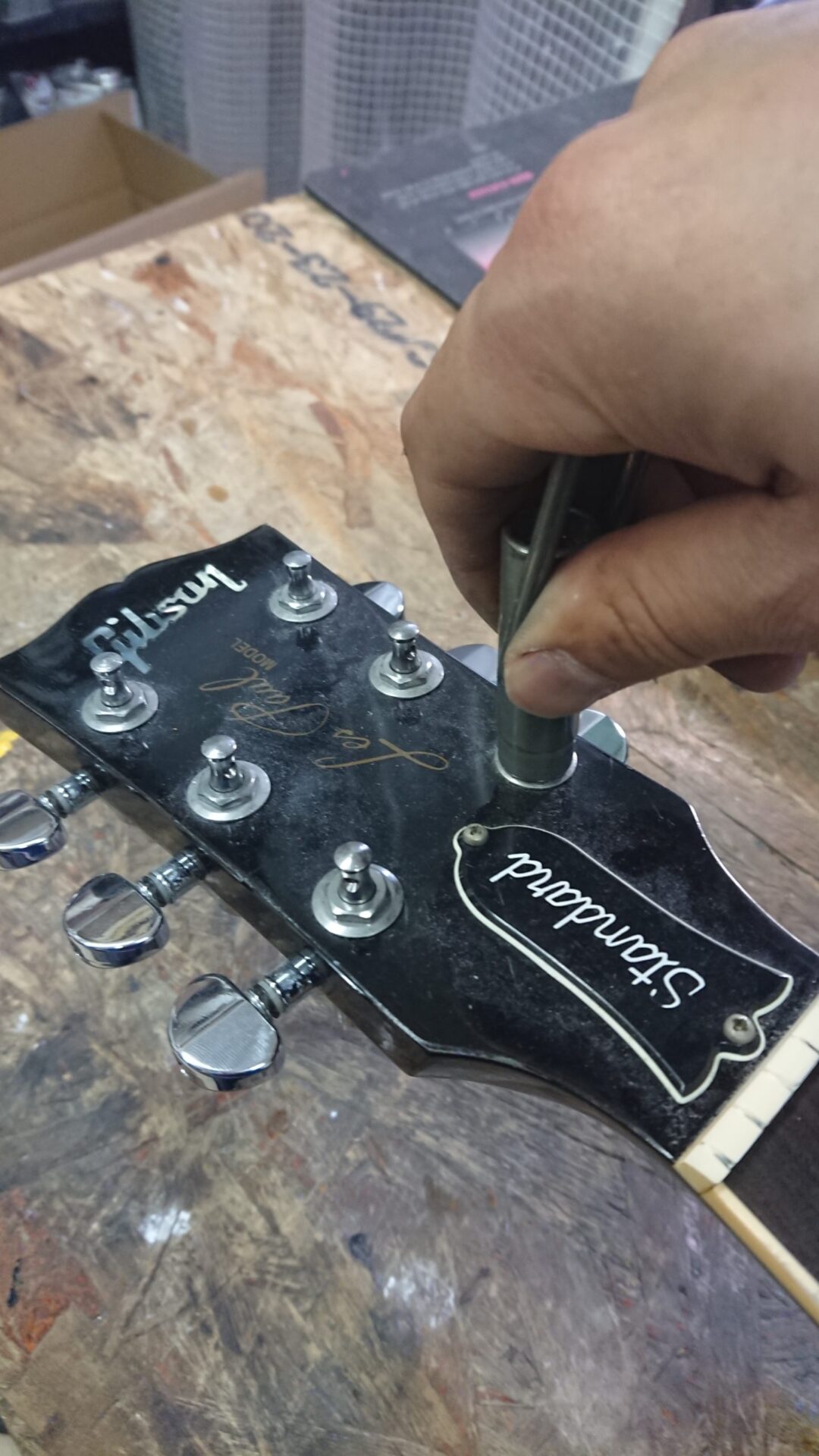 Gibson LP クリーニング調整 Guitar works Roost