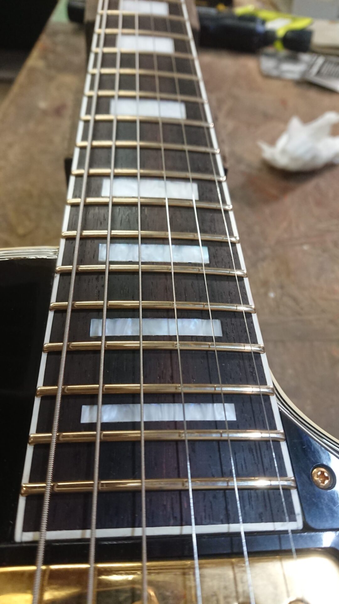 Orville LPC フレット交換 | Guitar works Roost