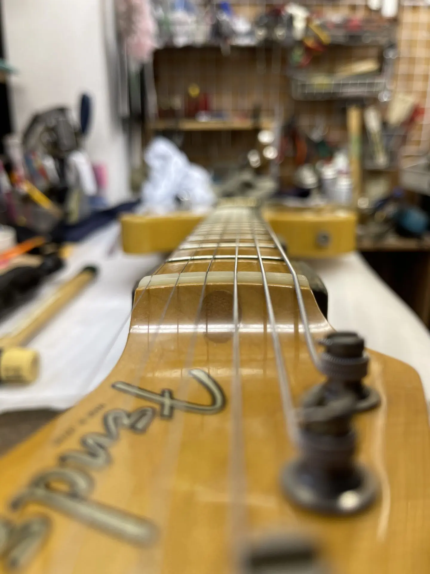 Fender Japan TL52 ナット交換 | Guitar works Roost